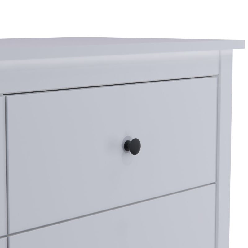 Cómoda Blanca de 6 Cajones con Diseño Moderno
