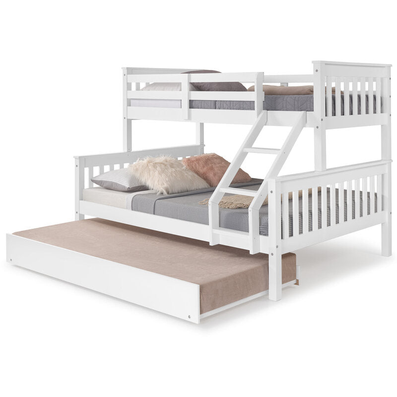 Litera de Madera Blanca