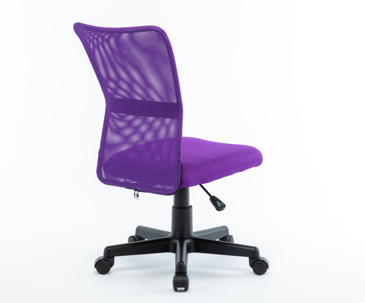 Buyqualia Silla de Oficina sillón Giratorio y elevable en Color Fucsia y Violeta