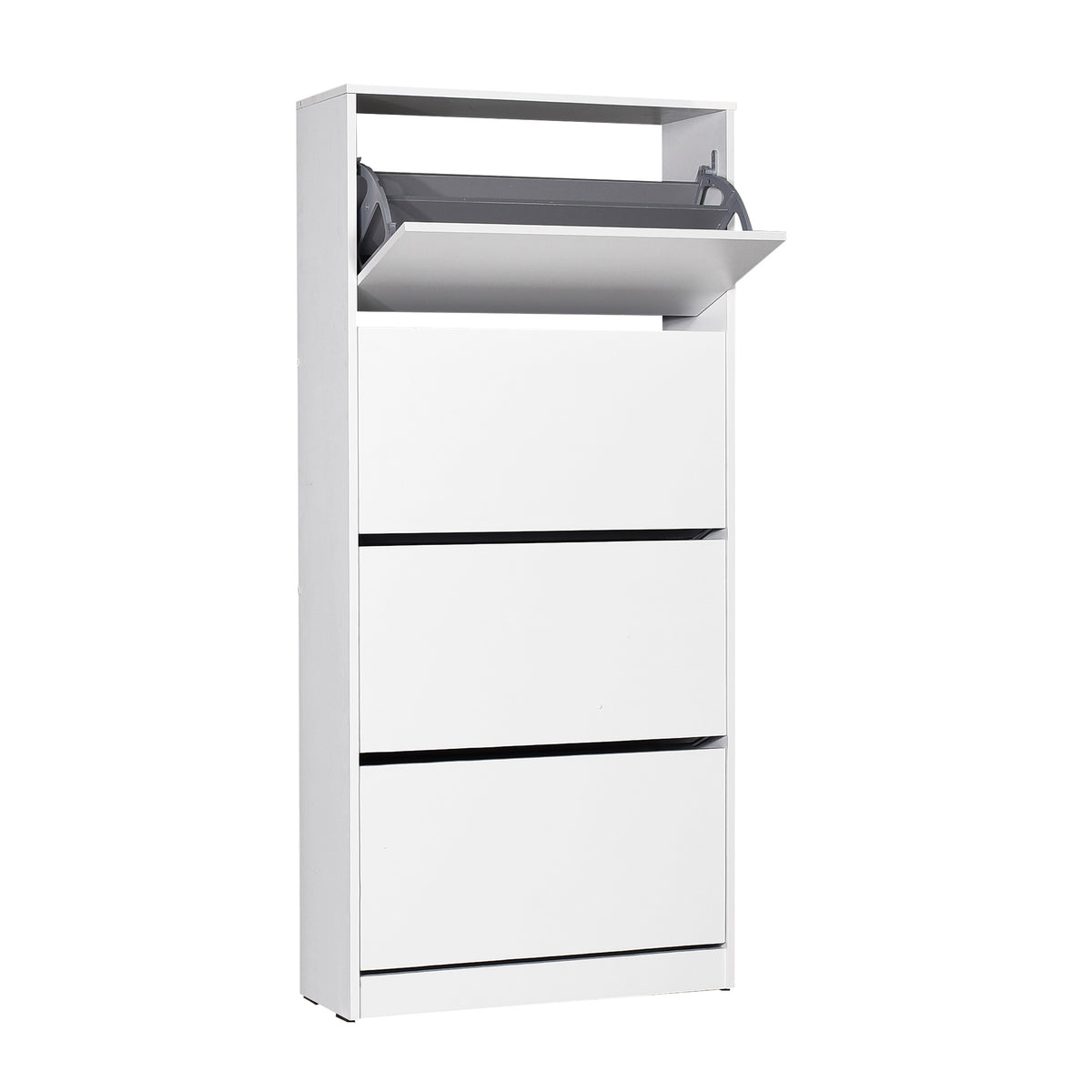 Mueble zapatero cuatro puertas Blanco
