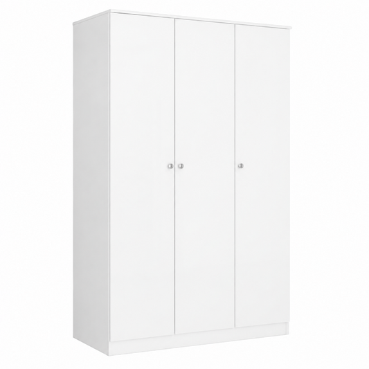 Armario ropero blanco de 3 puertas