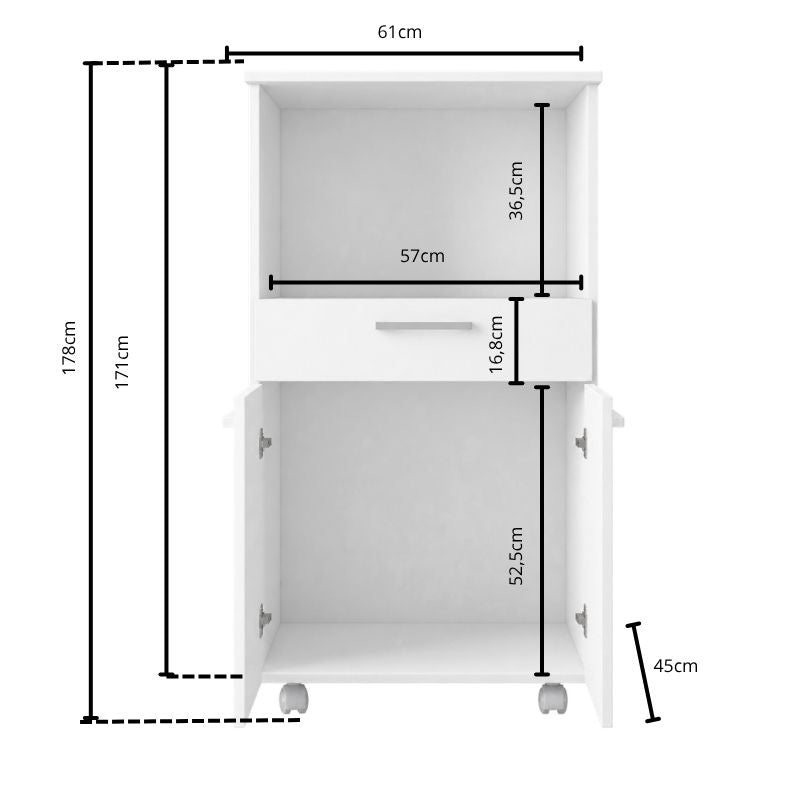 Mueble de Cocina para microondas