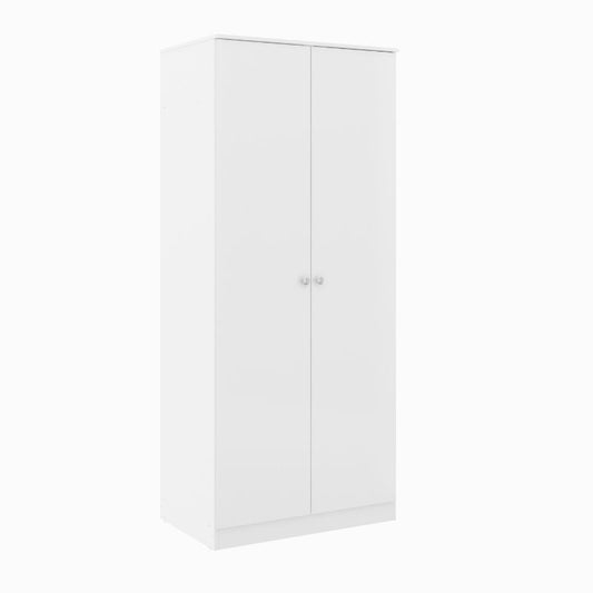 Armario blanco de 2 puertas
