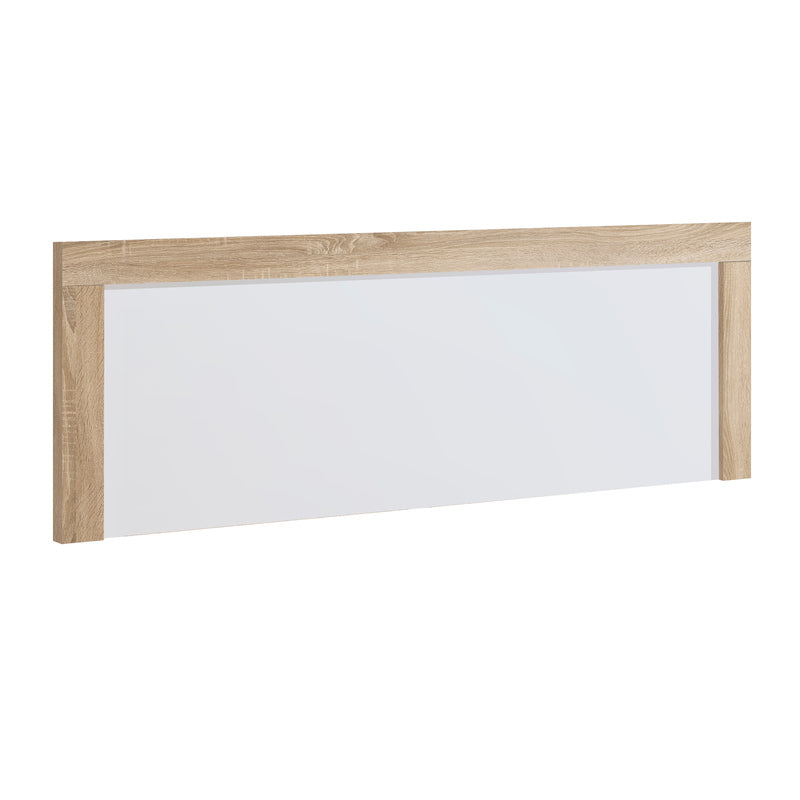Buyqualia Cabecero para Camas de 135 y 150 cm con moldura Color cerezo (155 x 60 x 3