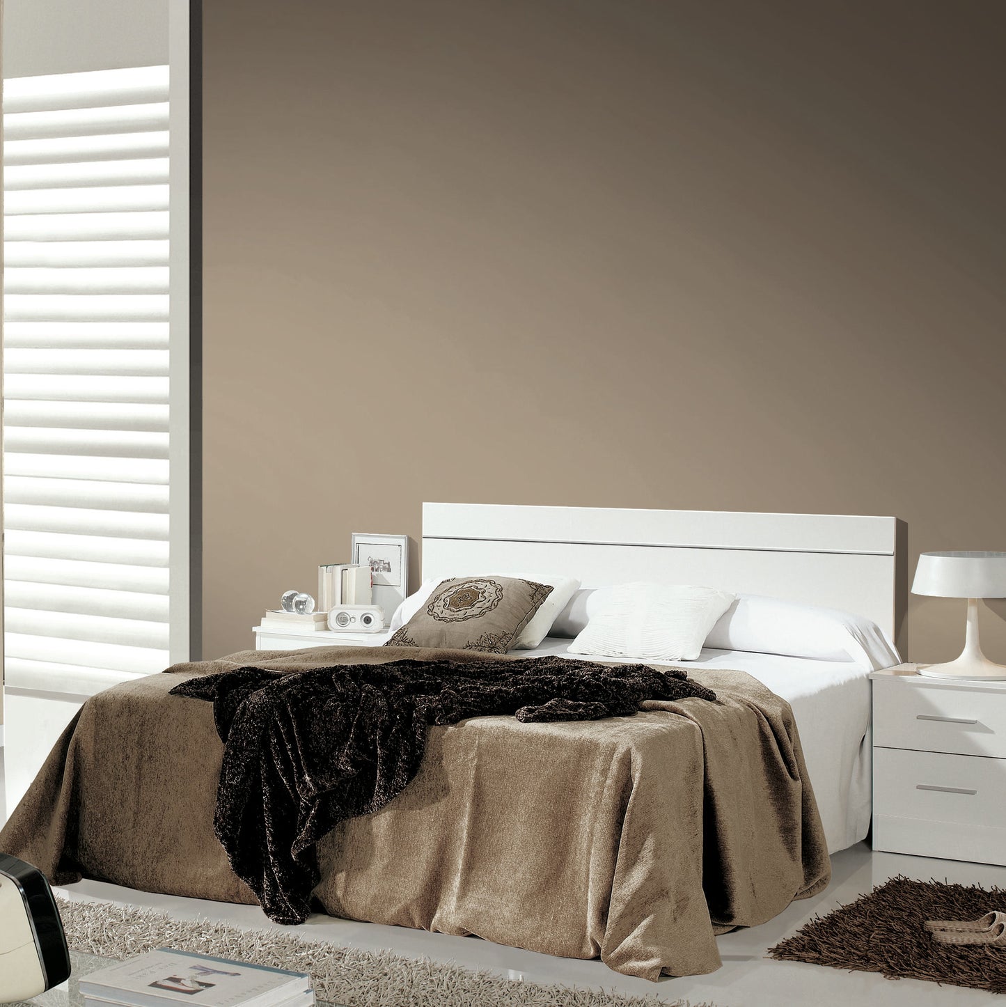  Buyqualia Cabecero Cama 150 (Alto 40 cm/Largo 158 cm/Grosor 1.5 cm)