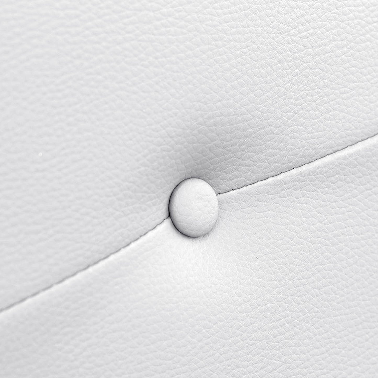 Cabecero de Cama en Polipiel  – 160x55x4 cm | Diseño Elegante con 3 Botones Decorativos Centrales | Acolchado y Fácil de Instalar - Buyqualia