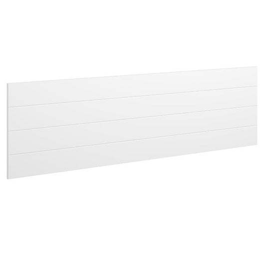 Cabecero Blanco Moderno de Líneas Horizontales