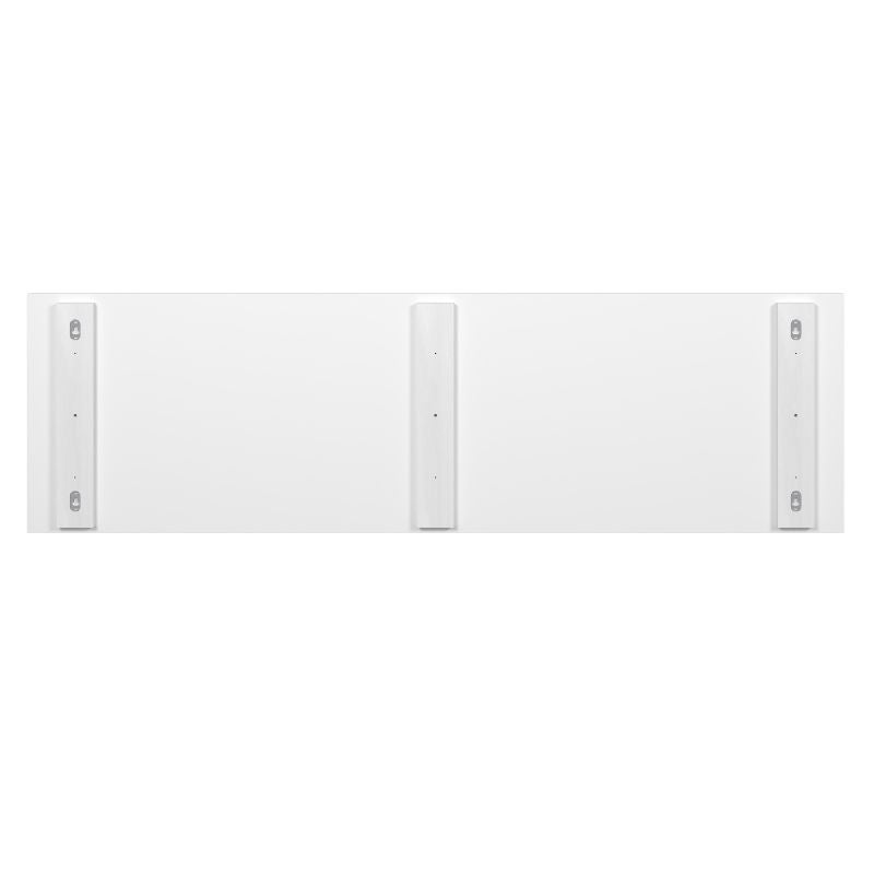 Cabecero Blanco Moderno de Líneas Horizontales
