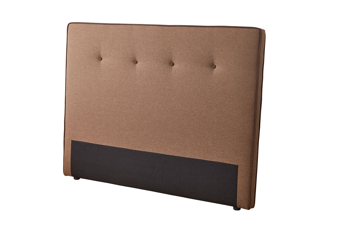 Cabezal tapizado en tela con 4 botones centrales decorativos – Estilo moderno y elegante, para cama de 150/160 cm, 160x120x8 cm - Buyqualia