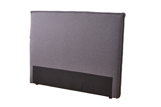 Cabezal tapizado en tela lisa – Diseño elegante y confortable, para cama de 150/160 cm, 160x120x8 cm - Buyqualia