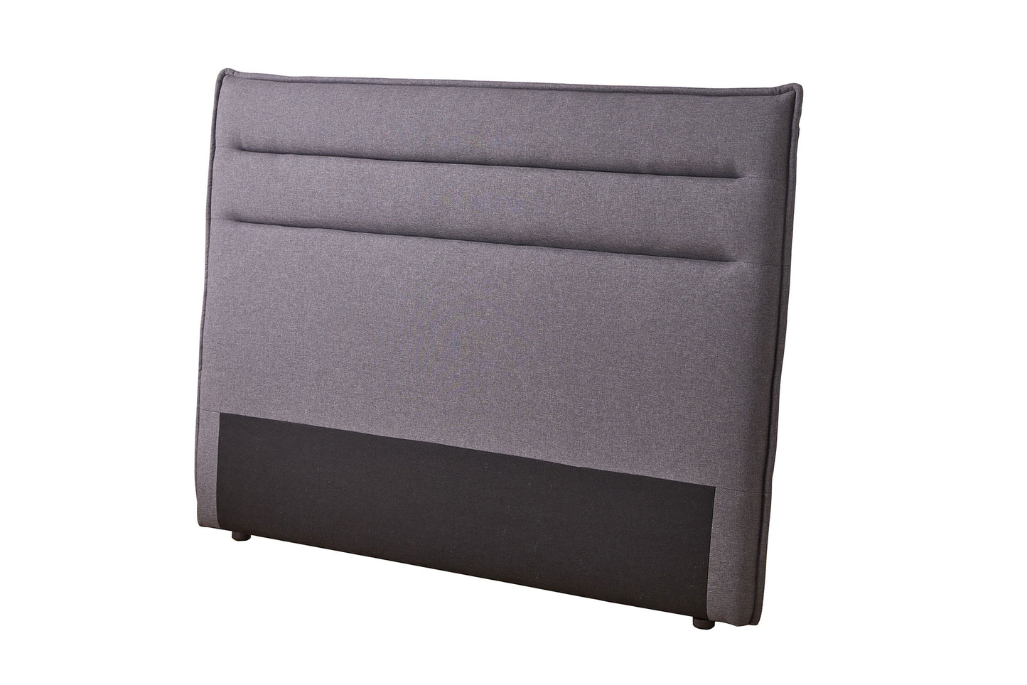 Cabezal tapizado en tela color ceniza – Estilo moderno y elegante, para cama de 150/160 cm, 160x120x8 cm - Buyqualia