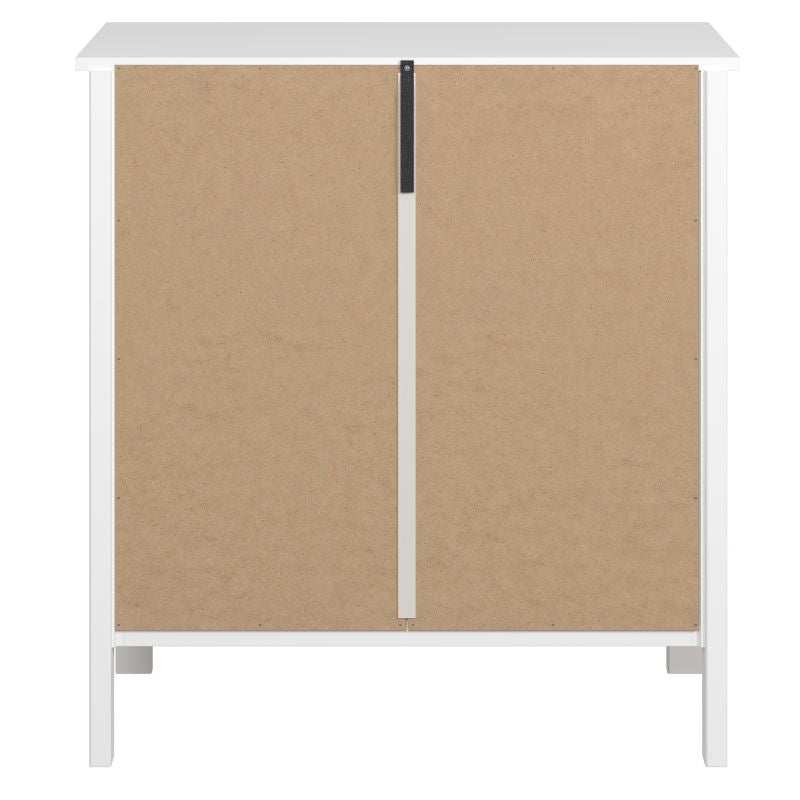 Cómoda blanca moderna de 3 cajones