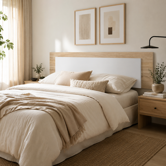 Cabecero cama 150 cambrian - blanco