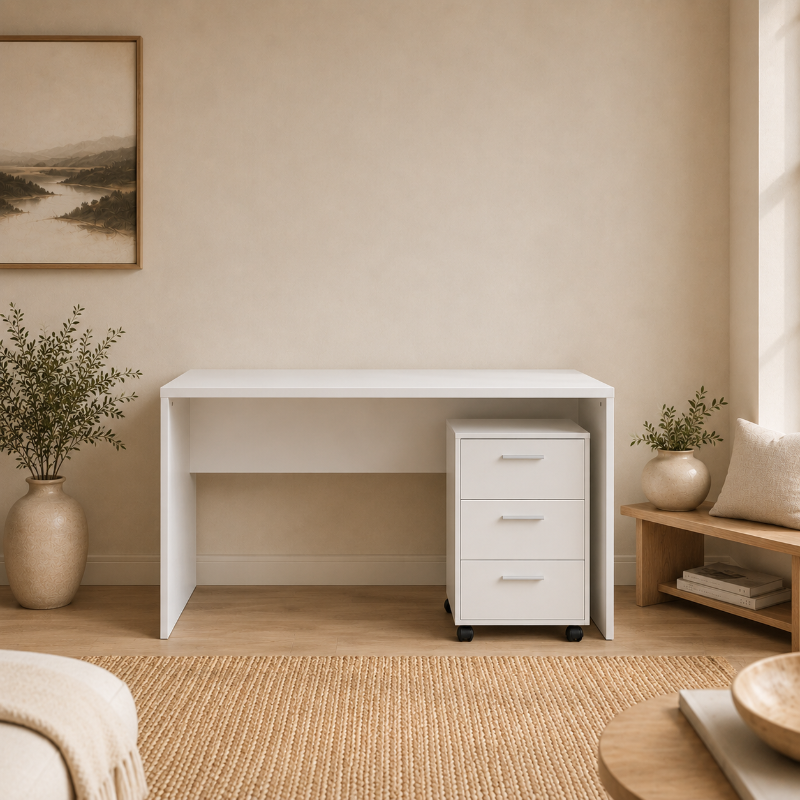 Buyqualia - Escritorio - Mesa Oficina Disponible en tres Colores - Medidas de 120 o 150 cm
