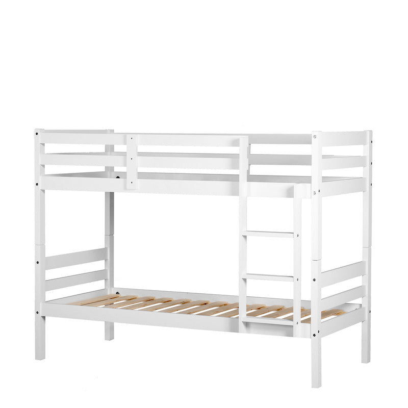 Litera de Madera 154x104x199 cm | Cama Doble Compacta con Diseño Clásico para Niños y Adultos | Estructura de Pino Macizo Resistente - buyqualia