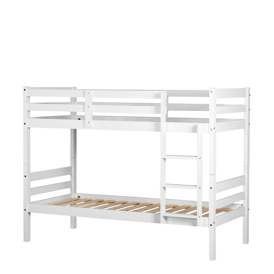 Litera de Madera 154x104x199 cm | Cama Doble Compacta con Diseño Clásico para Niños y Adultos | Estructura de Pino Macizo Resistente - buyqualia