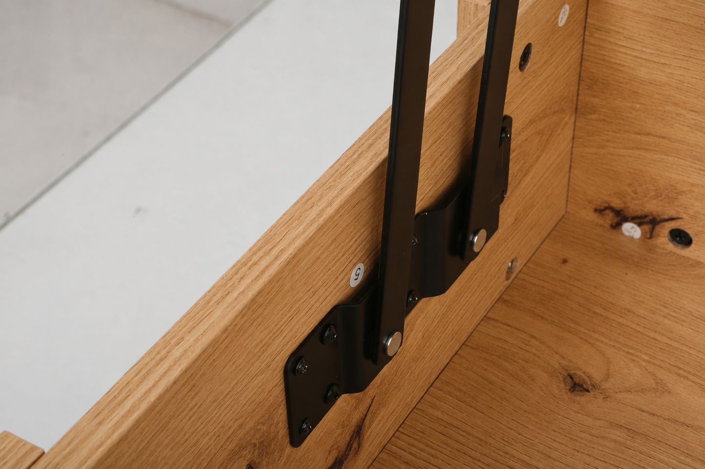 Mesa de Centro Elevable con Espacio de Almacenaje – Mesa de Salón Funcional – Disponible en Blanco, Roble Ares y Sonoma