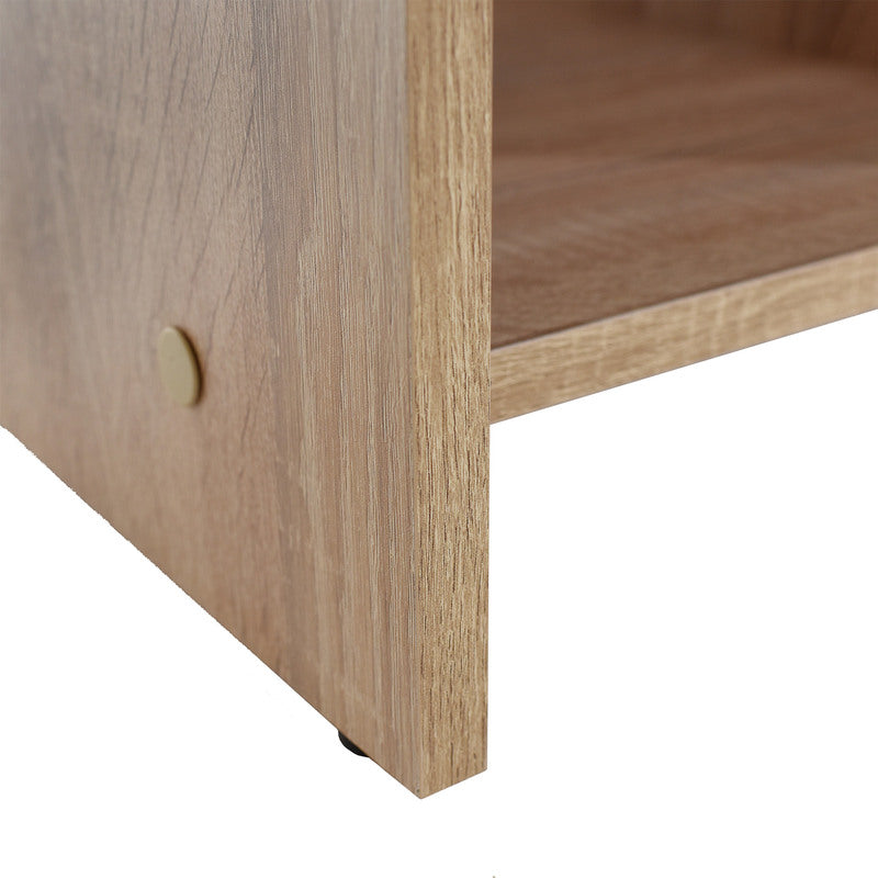 Escritorio con Espacio de Almacenamiento - Estantería y Cajón  – Mesa de Estudio compacta y funcional, 75x90x52 cm - Buyqualia