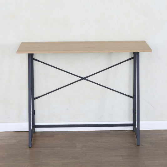 Escritorio Plegable Minimalista con Estructura Metálica