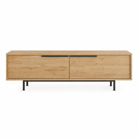 Mueble para TV moderno tipo con puertas abatibles