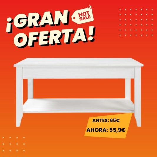 Buyqualia Mesa Centro OSMA 45x90x45 Blanco