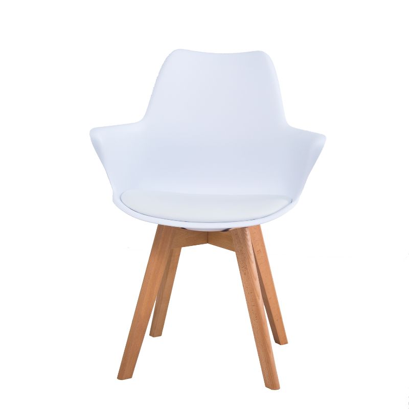 Juego de 4 Sillas Blancas – Diseño Moderno para Comedor y Cocina