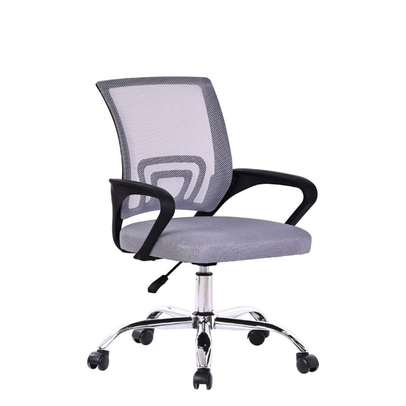 Silla de Oficina Saray  Gris | Cómoda y Funcional