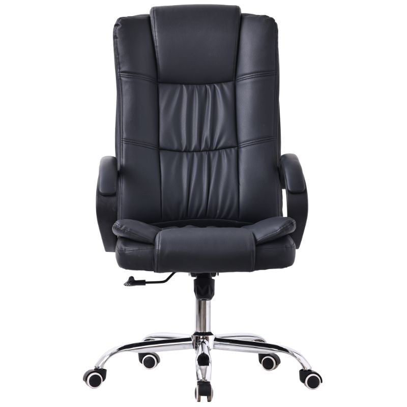 Silla de Oficina Negra | Diseño Moderno y Cómodo | Buyqualia