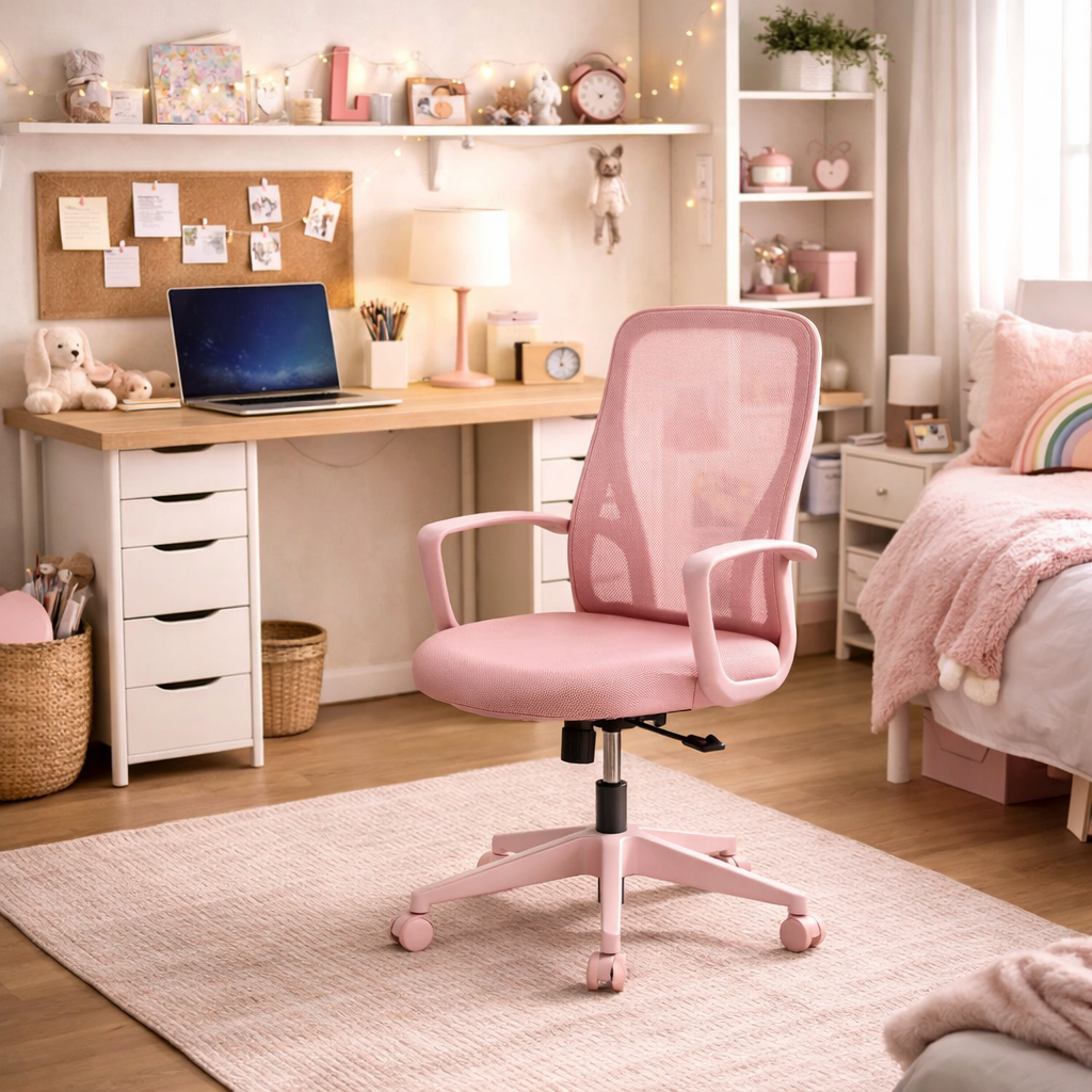 Silla ejecutiva ergonómica de oficina con respaldo de malla