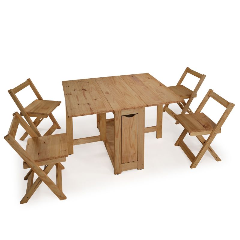 Set de mesa plegable + sillas