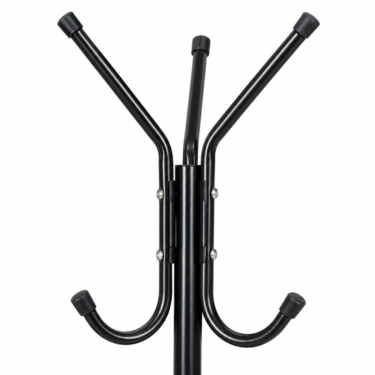 Perchero Metálico Negro  – Diseño Moderno y Resistente para Recibidores, Dormitorios u Oficinas - 172x48 cm - Buyqualia