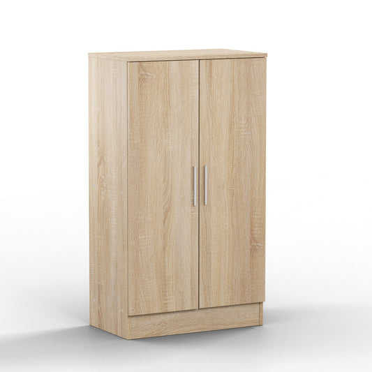 Mueble zapatero dos puertas y baldas interiores.